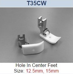 Лапка тефлоновая с игольным отверстием (12,5 мм) T35CW