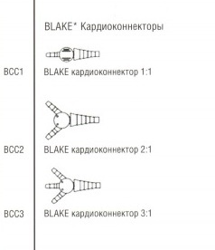 Кардиоконнектор Ethicon Blake 1:1 BCC1 20 шт.