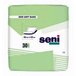 Впитывающие пеленки Seni Seni Soft Basic 60х60 см (600 мл) 30 шт.