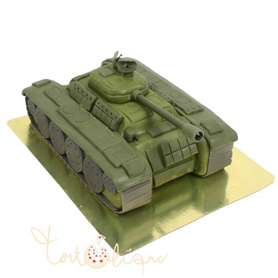 Праздничный торт в виде танка №882