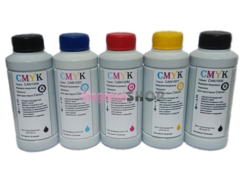 Чернила CMYK для Canon PIXMA PGI-425/520 и CLI-426/521 100x5