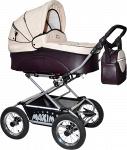 Коляска Maxima Elite Leather 206 3в1 Stroller B&E