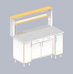 Столы пристенные ЛАБ-1500 ПФТМ