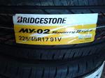 Высокачественные спортивные шины  BRIDGESTONE 225/45R17 91V MY02 SPORTY STYLE