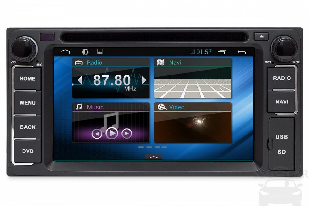 Штатная автомагнитола SIDGE SA5003 TOYOTA UNIVERSAL Android 4.1