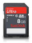 Карта памяти Sandisk Ultra SDHC 8Gb Class10