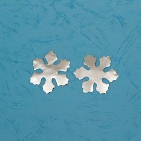 Конфетти фигурное Снежинка (d 4,5 см), цвет белый