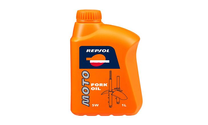 Гидравлическое масло для вилок и амортизаторов мотоциклов Repsol Moto Fork Oil 10W