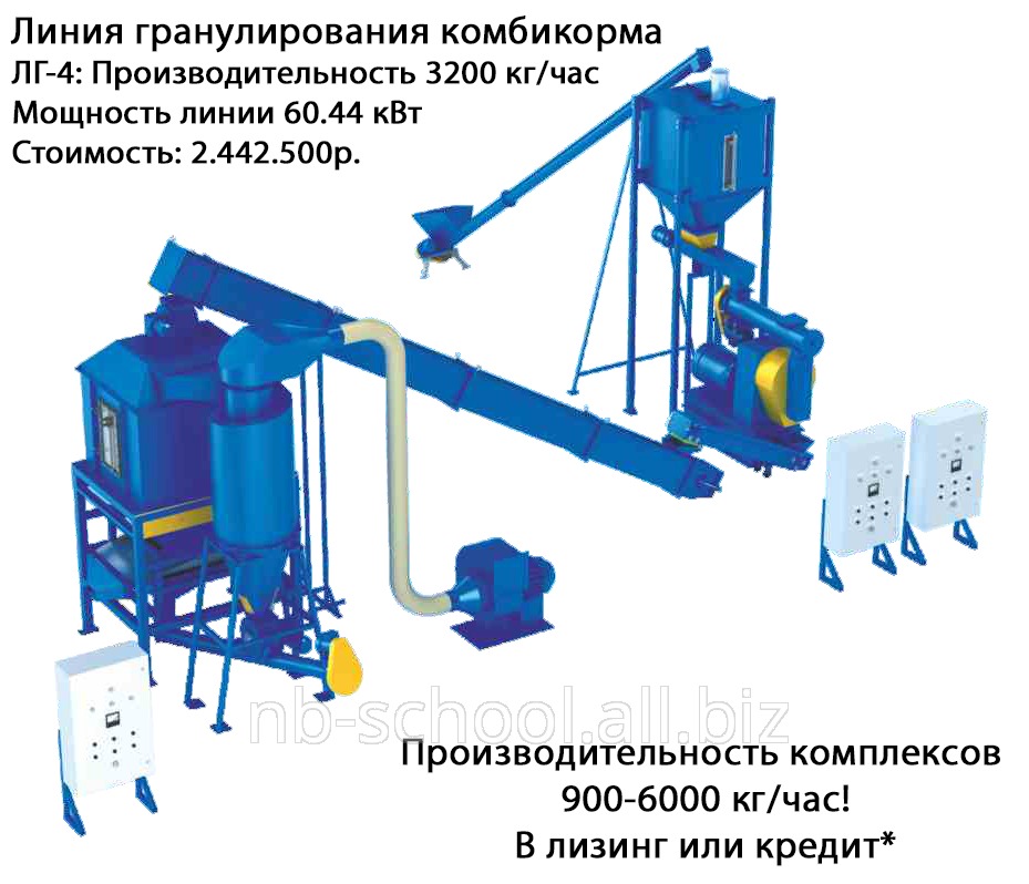 Комплекс приготовления гранулированного комбикорма «ЛГ-4»