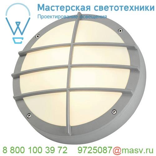 229084 SLV BULAN GRID светильник накладной IP44 для 2-х ламп E27 по 25Вт макс., серебристый