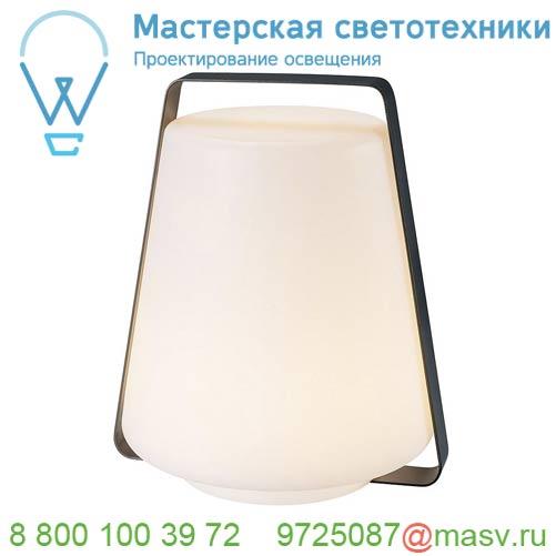 1001415 SLV DEGANO 35 светильник IP44 6.4Вт с аккумулятором и LED 3000К, 450лм, антрацитно-серый