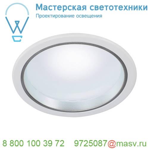 160451 SLV LED DOWNLIGHT 20 светильник встраиваемый с 30 SMD LED 15Вт (16Вт), 4000К, 1250лм, 100°