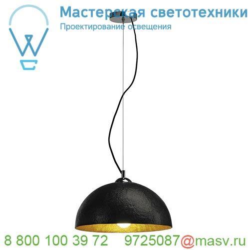 155510 SLV FORCHINI 40 PD светильник подвесной для лампы E27 40Вт макс., черный/ хром/ золото