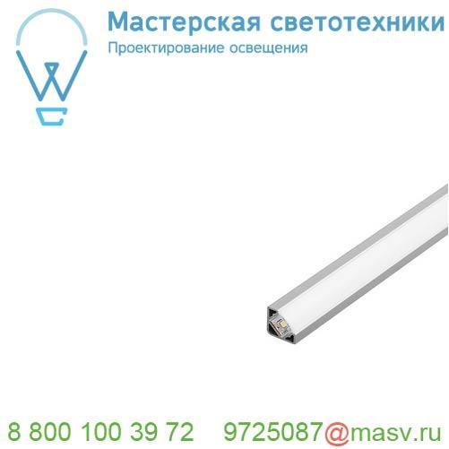 213914 SLV GLENOS D-2720 200 профиль накладной угловой, без экрана, 2 м, алюминий