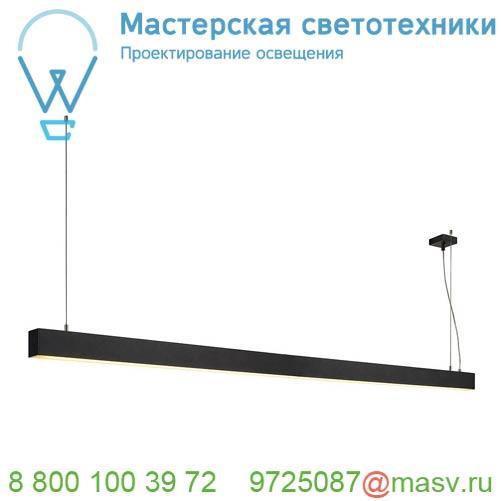 210010 SLV GLENOS PD-2 светильник подвесной с LED 103Вт, 3000К, 5080лм, черный (1001406)