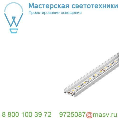 213714 SLV GLENOS Pro-2609 200 профиль накладной, без экрана, 2 м, серебристый