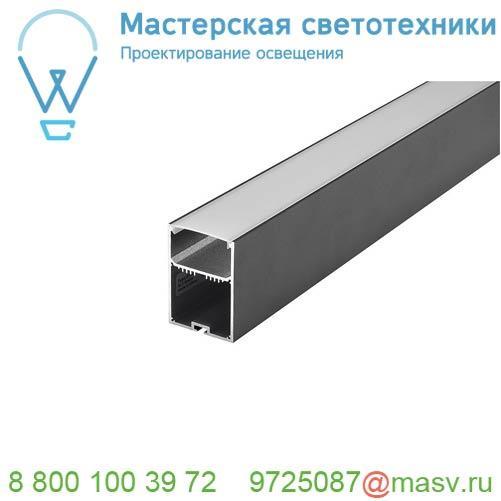 213470 SLV GLENOS Pro-4970 200 профиль накладной, 2 м, черный