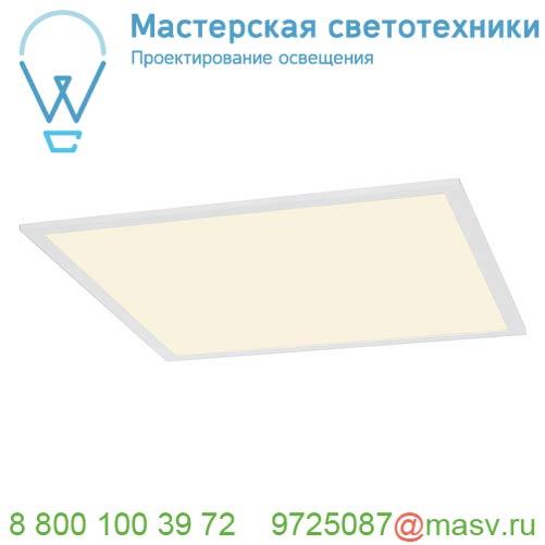 158703 SLV I-VIDUAL PANEL 60x60 светильник встраиваемый 1000мА 40Вт с LED 3000К, 3250лм, UGR