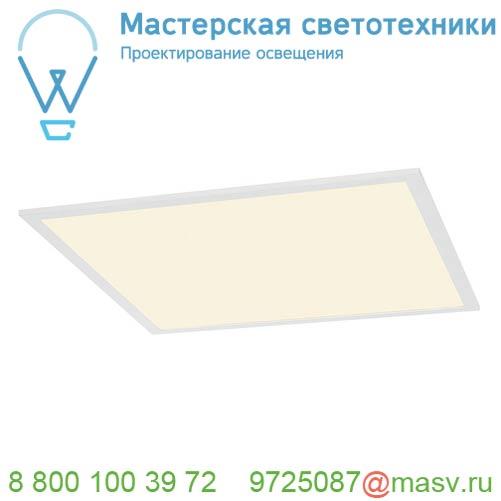 158713 SLV I-VIDUAL PANEL 62x62 светильник встраиваемый 1000мА 40Вт с LED 3000К, 3250лм, UGR