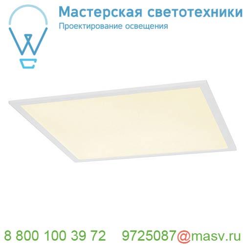 1001443 SLV I-VIDUAL PANEL 60x60 светильник встраиваемый 1000мА 34Вт с LED 3000К, 3700лм, UGR