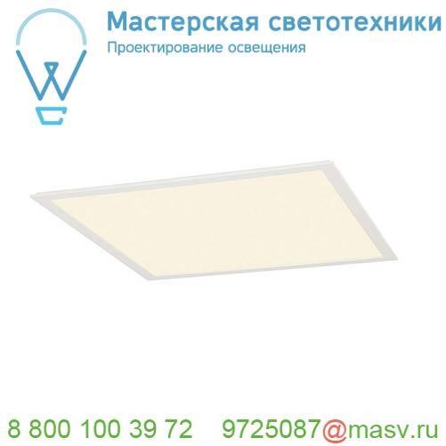 158603 SLV LED PANEL 60х60 светильник встраиваемый 230В c 56 SMD LED 39.5Вт, 3000К, 3250лм, 110°