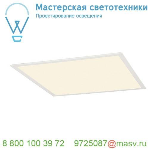 158613 SLV LED PANEL 62х62 светильник встраиваемый 230В c 56 SMD LED 39.5Вт, 3000К, 3250лм, 110°