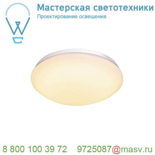 1002020 SLV LIPSY 30 DOME светильник накладной IP44 15Вт с LED 3000К/4000K, 1450лм/1600лм, белый