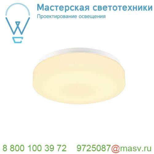 1002075 SLV LIPSY 30 DRUM светильник накладной IP44 15Вт с LED 3000К/4000K, 1450лм/1600лм, белый