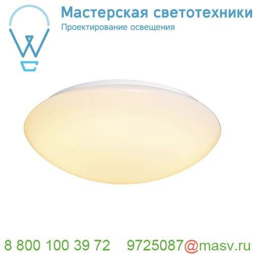 1002022 SLV LIPSY 40 DOME светильник накладной IP44 21Вт с LED 3000К/4000K, 2200лм/2440лм, белый