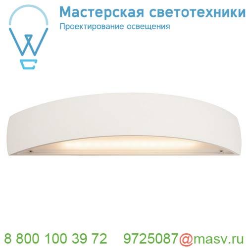 148062 SLV PLASTRA BOW LED светильник настенный 19Вт с LED 3000К, 2х 520лм, белый гипс