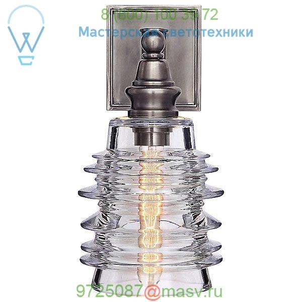 Covington Wall Sconce with Ribbed Glass CHD 2472PN-CG Visual Comfort, настенный светильник