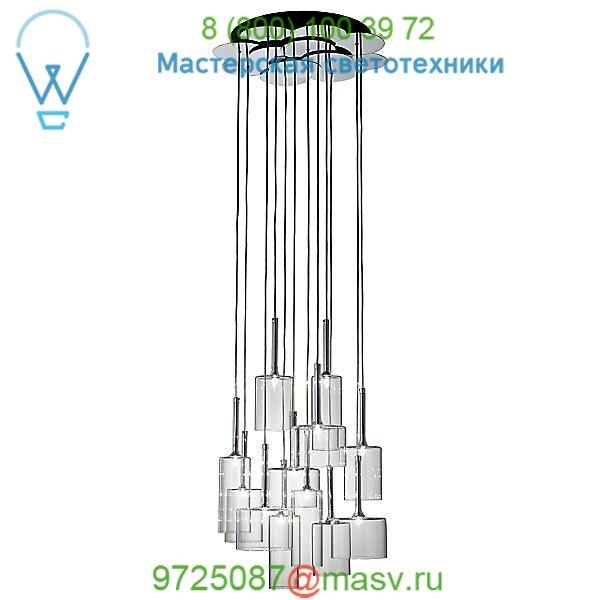 Spillray 12 Light Cluster Pendant Light AXO Light USSPIL12CSCR12V, светильник