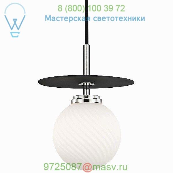 H200701L-AGB/BK Ellis LED Pendant Light Mitzi - Hudson Valley Lighting, светильник