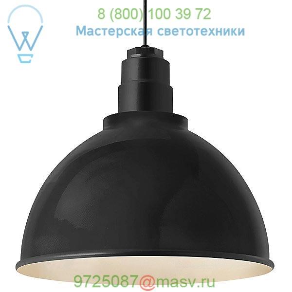 Deep Reflector Outdoor Pendant Troy RLM Lighting 5DRD12MBK-BC, уличный подвесной светильник