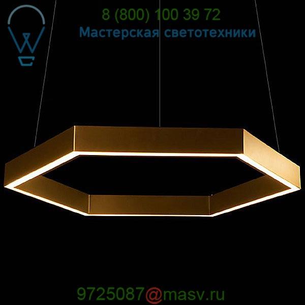 Resident Hex 750 Brass Pendant Light, светильник