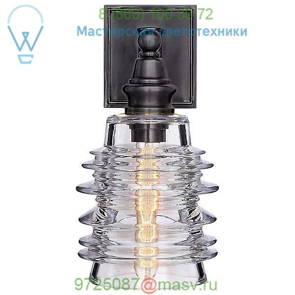 Covington Wall Sconce with Ribbed Glass Visual Comfort CHD 2472PN-CG, настенный светильник