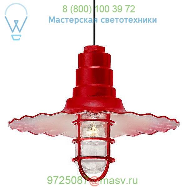 Radial Wave Outdoor Pendant w/ Cast Guard & Clear Glass Troy RLM Lighting 5DRW16MCGGBK-BC, уличный подвесной светильник