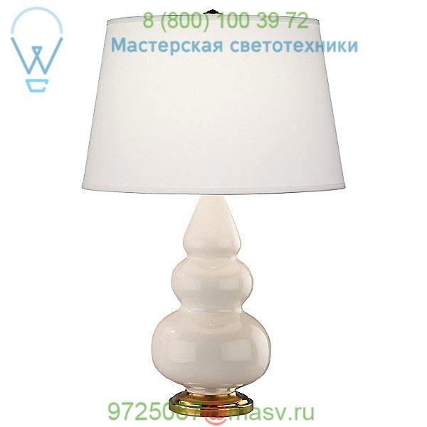 Small Triple Gourd Table Lamp with Metal Base Robert Abbey CR32X, настольная лампа