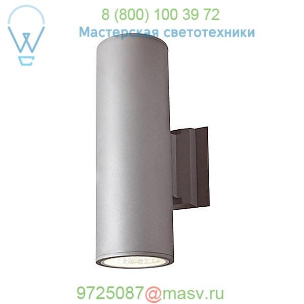 OB-1014-2LEDRA1-SG DALS Lighting 1014 4 Inch Cyl Outdr 2 Light LED Wall Sconce(Grey)-OPEN BOX, опенбокс