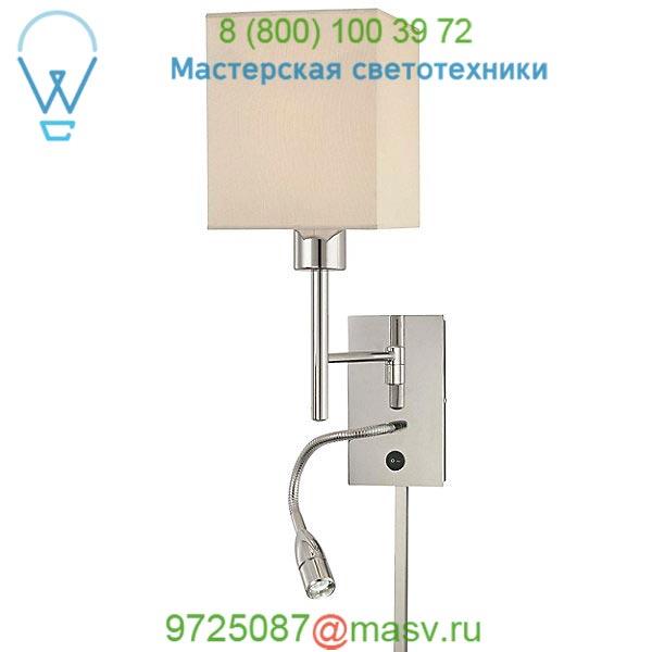 George Kovacs P477 Swing Arm Wall Lamp W LED Reading Light P477-077, бра