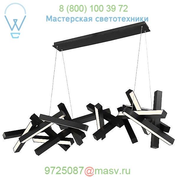 Modern Forms PD-64872-AB Chaos Linear Suspension Light, светильник