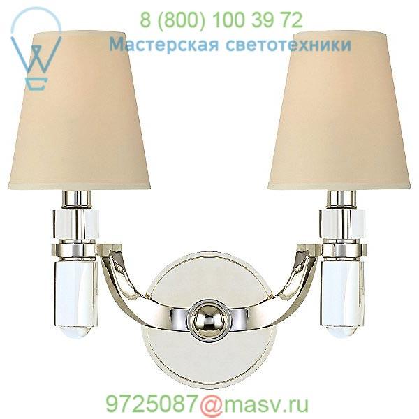 Dayton Two Light Wall Sconce Hudson Valley Lighting 982-AGB-WS, настенный светильник бра