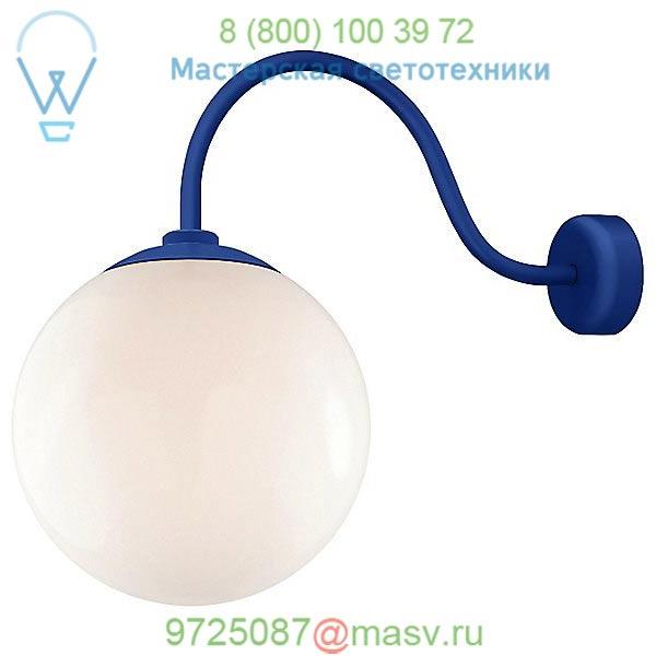 Troy RLM Lighting GL12MBLU2LL23BLU Globe Wall Sconce, настенный светильник