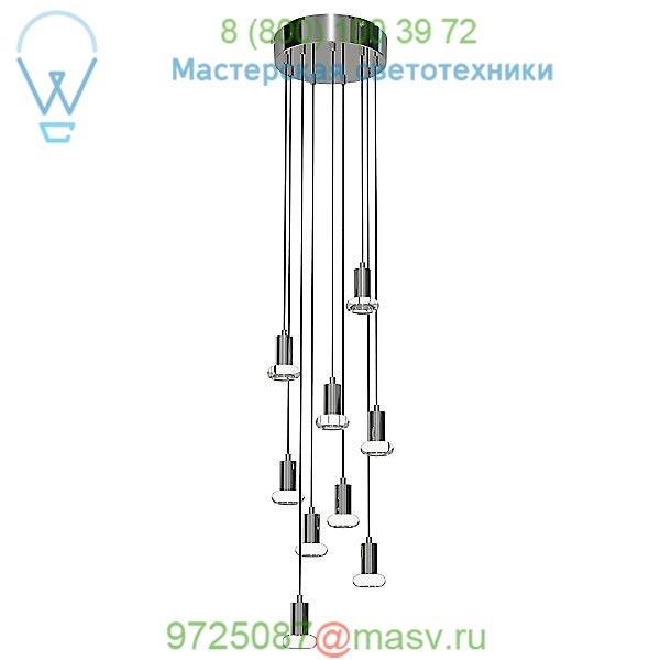 Seraph Round 8 Inch LED Chandelier Blackjack Lighting SER-08P-BL-BU, светильник