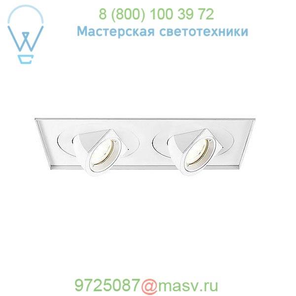 Tesla 2 Light LED Recessed Multiple Spot Trim WAC Lighting MT-5LD225T-F27-WT, светильник