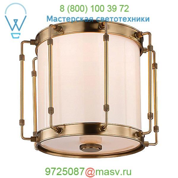 Hyde Park 1 Light Flush Mount Ceiling Light Hudson Valley Lighting 9713-OB, светильник