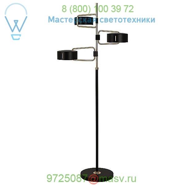 1550 Robert Abbey Simon 3 Light Floor Lamp, светильник