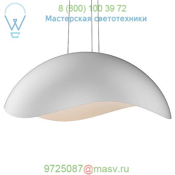 Waveforms LED Pendant Light (Satin White/Whte In/Lg)-OPEN BOX OB-2674.03W SONNEMAN Lighting, опенбокс