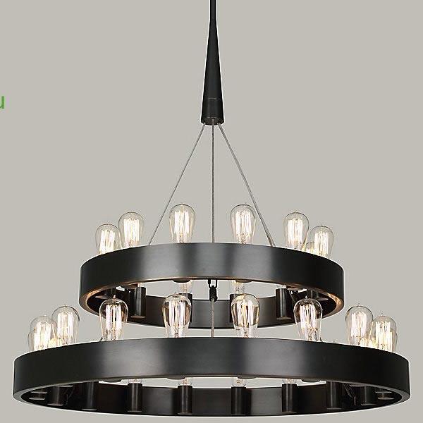 B2099 Robert Abbey Candelaria 2 Tier Chandelier, светильник