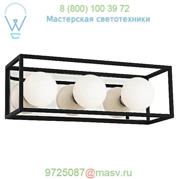 Aira Bath Bar Mitzi - Hudson Valley Lighting H141302-AGB/BK, светильник для ванной